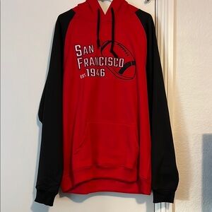Red and Black San Francisco Hoodie